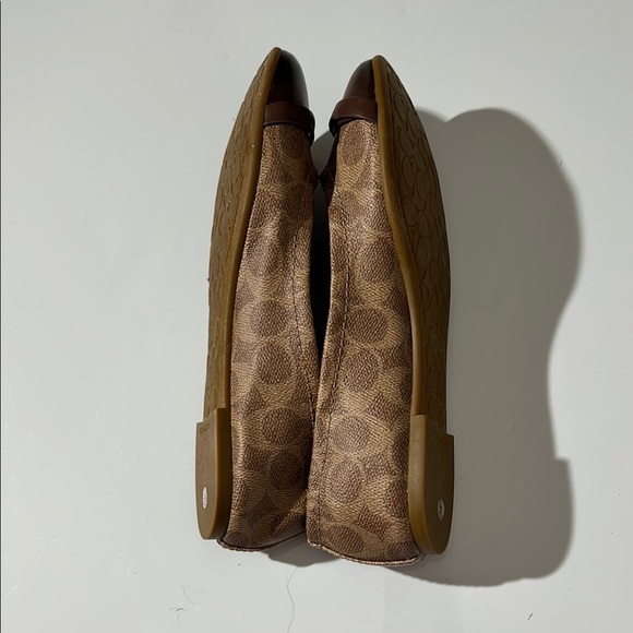 Coach Tan and Brown Flats - Picture 3 of 14